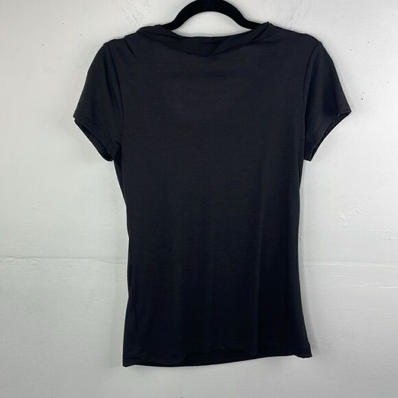 Attention Black with Ruffles tee short sleeve size Small - Picture 6 of 10